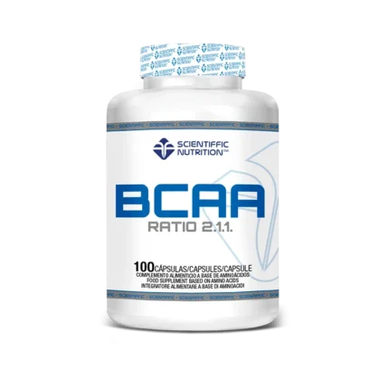 BCAA 100 Cápsulas de 500 mg. (Ratio 2.1.1. Fermentación Vegetal)
